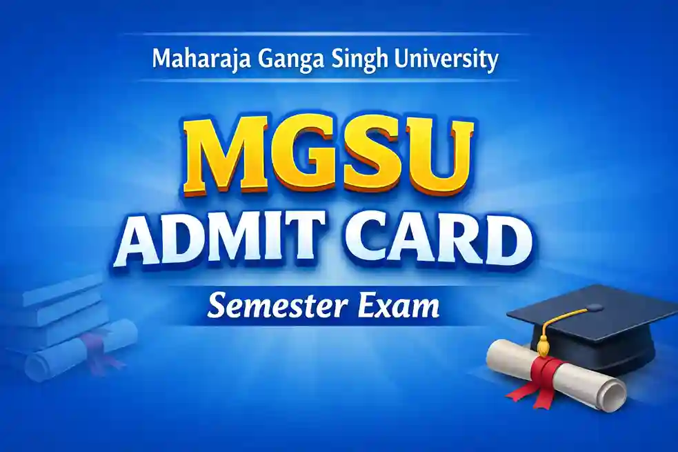 MGSU Admit Card 2026