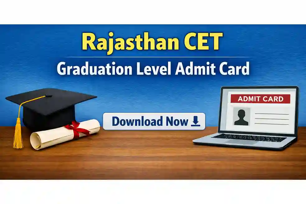RSMSSB CET Graduation Level Admit Card 2026