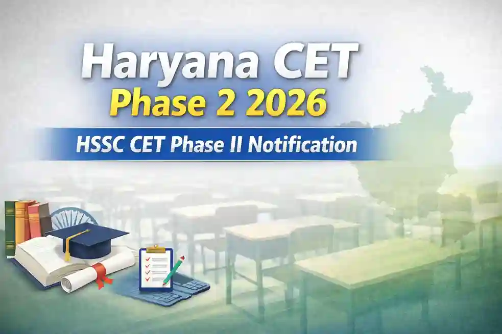 Haryana CET 2026 HSSC Phase 2 Notification, Vacancy & Exam Date