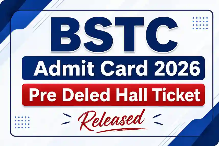 Rajasthan BSTC Admit Card 2026 Pre DELED Hall Ticket, Download Link @Predeledraj2026.com